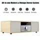 thumbnail image 2 of Sistema estéreo Bluetooth WISCENT Nostalgic Vintage Micro HiFi, 2 of 8