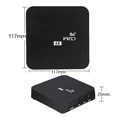 thumbnail image 2 of Decodificador MXpro4K HD con doble frecuencia, red wifi 5G, reproductor Android, TV BOX, 2 of 5