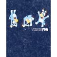 thumbnail image 4 of Conjunto de atuendo Bluey, camiseta vintage Wash 3T para niños pequeños, 4 of 7