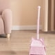 thumbnail image 4 of Juego de escoba y recogedor para niños | Herramientas de limpieza para niños con cabezal giratorio y peine incorporado | Escoba de juguete para bebés y niños | Morado, verde y beige, 4 of 6