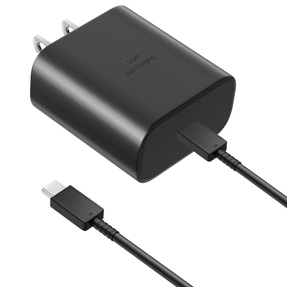 Cargador Samsung Super Fast tipo C de 45 W con cable Galaxy de 12 pies