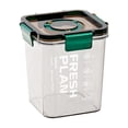 Airtight Cereal Storage Container With Lids, Clear Airtight Kitchen ...