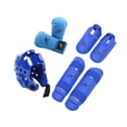 thumbnail image 4 of Equipo de entrenamiento de taekwondo, guantes, equipo de boxeo, casco de boxeo Azul S, 4 of 9