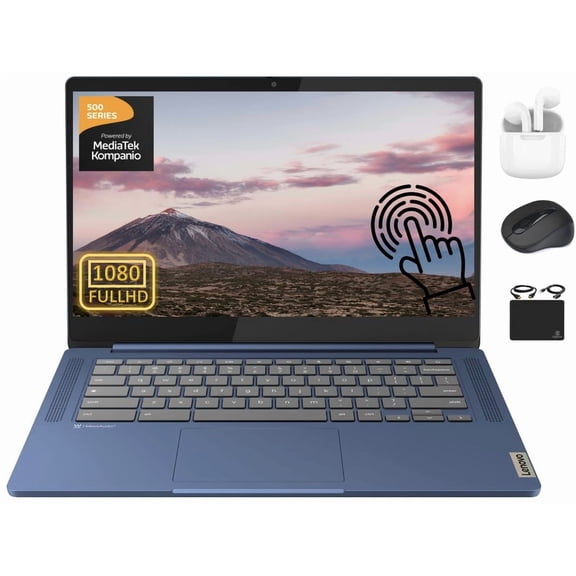 Chromebook Lenovo Slim 3 14 Touch Kompanio 520 4GB 128GB
