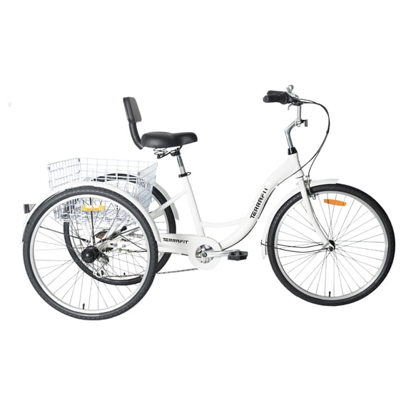 Tricicleta Triciclo Para Adulto Rodada 26 Shimano Velocidade TERRAFIT  Triciclo