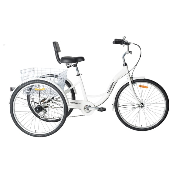 Tricicleta Triciclo Para Adulto Rodada 26 Shimano Velocidade TERRAFIT Triciclo