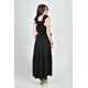 thumbnail image 3 of Vestido largo con olanes Roman Fashion/ Juvenil, 4360 (Negro) negro CH, 3 of 4
