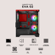 thumbnail image 5 of Gabinete XTREME PC GAMING Evangelion 02 Comic Edition Mini Torre 5 Fan ARGB HUB Rojo CXTEV2THRD, 5 of 6
