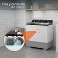 thumbnail image 3 of White Westinghouse  Lavadora doble tina  25 kg  WWXCTT332009QBK Gabinete polipropileno alto impacto  4 niveles de agua  4 perillas de control  Bajo consumo de energía  Ahorro de agua, 3 of 7