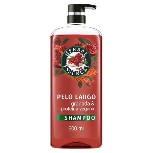 Shampoo Herbal Essences Pelo Largo Granada & Proteína Vegana 600 ml
