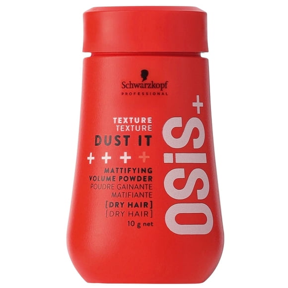 Polvo Matificante OSIS Rojo Fijación Fuerte para Cabello Seco y Volumen Increíble
