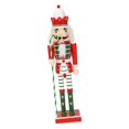 thumbnail image 1 of Adorno navideño de cascanueces de madera, figura tradicional de juguete de 9,84 pulgadas B, 1 of 9