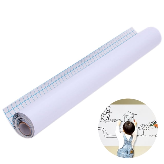 WEUVEB 1Ud Papel Pizarra Negro PVC Premium Para Escritura Con Tiza Adhesivo Fuerte Y Reutilizable