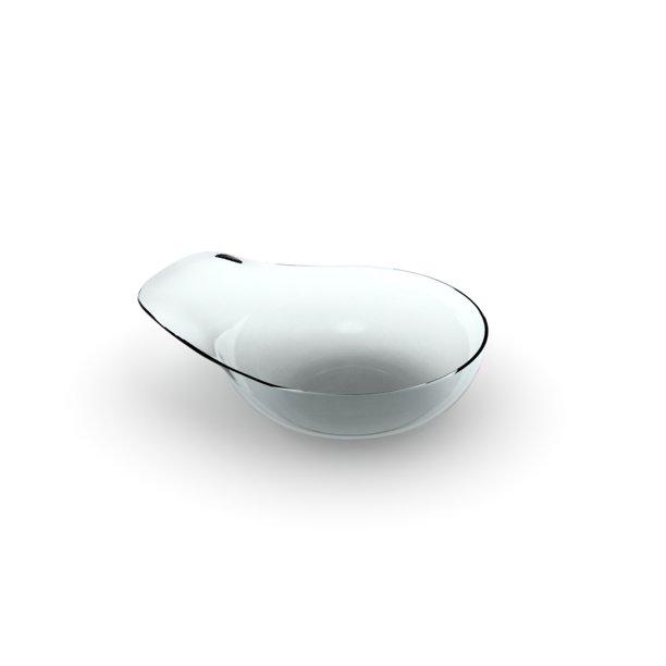 Mini Platitos Estilo Oreja Para Postres y Bocadillos. De plástico con aspecto cristal-Desechables para fiestas