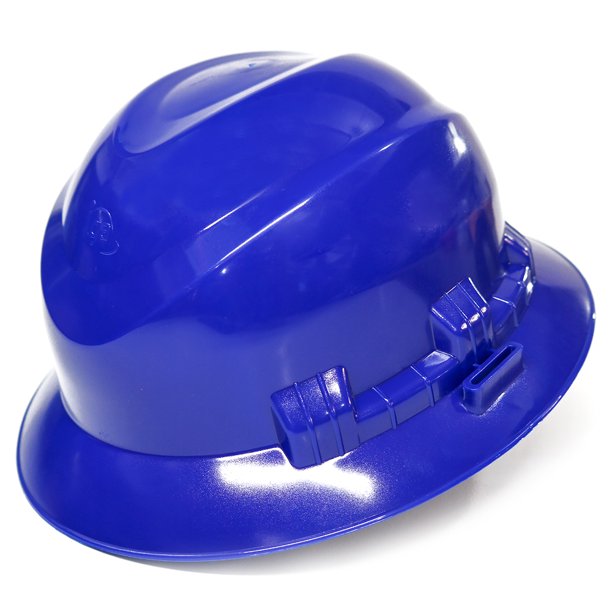 IGA Casco de Seguridad Industrial, Coraza Clase E, Ajuste Matraca (Azul Marino)