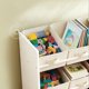 thumbnail image 3 of SONGMICS UGKR033W10 - Organizador de Juguetes para niños con 9 Cajas de Tela no Tejida, para habitación de niños y Sala de Juegos, Espacioso, 11.6 x 24.6 x 23.6 pulgadas, Blanco Nube, 3 of 8