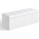 thumbnail image 1 of SONGMICS Puff Almacenaje, Banco de Almacenamiento, 38 x 110 x 38 cm, Soporta hasta 300 kg, para Sala de Estar, Dormitorio, Entrada, Blanco, 1 of 5