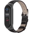 thumbnail image 1 of Correa De Cuero Con Acero Inoxidable Unisex Para Smart Watch Xiaomi Compatible Con Mi Band 6 / 5 / 4 / 9, 1 of 4