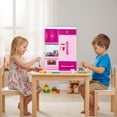 thumbnail image 3 of Minicocina rosa para niños pequeños | Juguete de cocina realista con accesorios | Juego educativo de interior para niños y niñas, 3 of 6