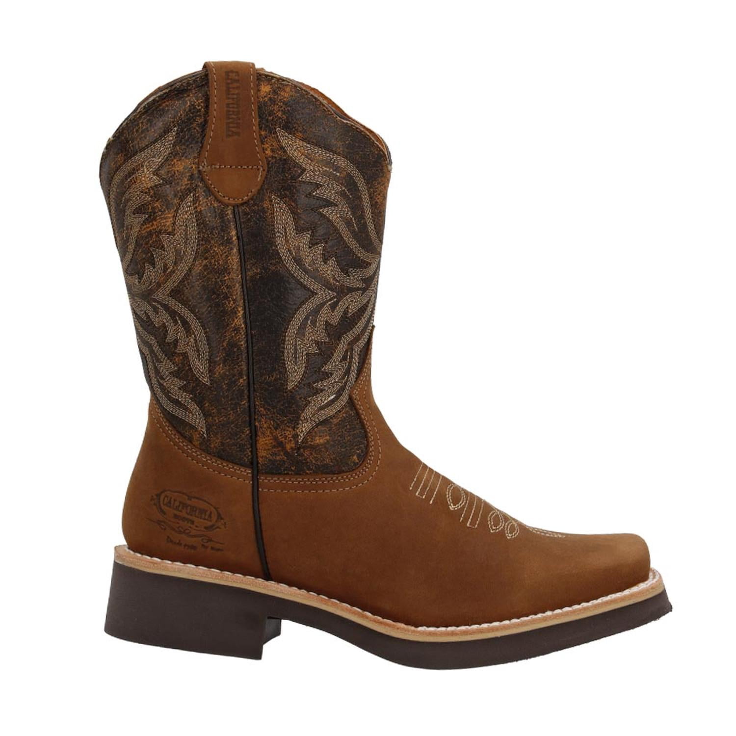 Bota Vaquera California Hombre Casual cafe 26.5