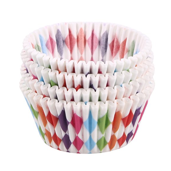 SOPOTUTU 100Ud Para Pastelitos De Papel Multi Color Flexibles Y Resistentes Para Hornear