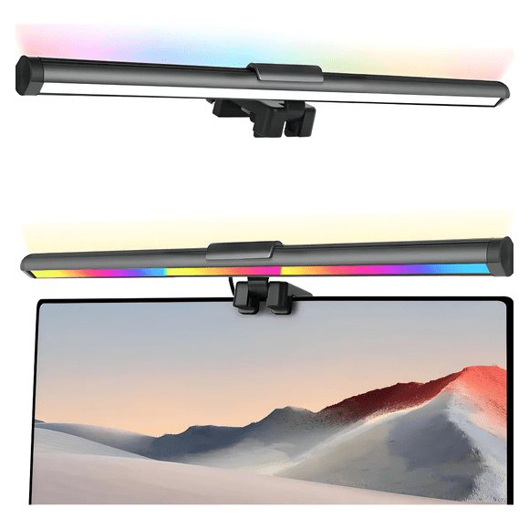 Lámpara LED GIEVULEO para Monitor RGB USB 15 Colores Control Brillo Xtellar multicolor