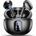 thumbnail image 1 of Auriculares Inalámbricos VEATOOL Sonido HiFi 3D, Cuatro Mic ENC, 34H Autonomía, Carga USB-C, Intrauditivos Resistentes al Agua IP7, 1 of 6