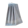 thumbnail image 2 of Toallas de baño grandes 34x73 pulgadas - Toallas deportivas sobredimensionadas 100% algodón para hombres y mujeres, toalla absorbente espesada de secado rápido - azul, rosa, café, 2 of 6