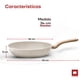 thumbnail image 2 of Sartén Antiadherente Ultrachef Línea Master Stone 24 cm Blanco, 2 of 7