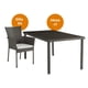 thumbnail image 1 of Set de Comedor para Exterior de 1Mesa + 4 Sillas Tipo Ratán, Modelo Noa, 1 of 5