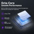 thumbnail image 3 of Tablet 10.1 Pulg 8GB+128GB Negra Teclado Octa-Core 13MP+8MP, 3 of 5
