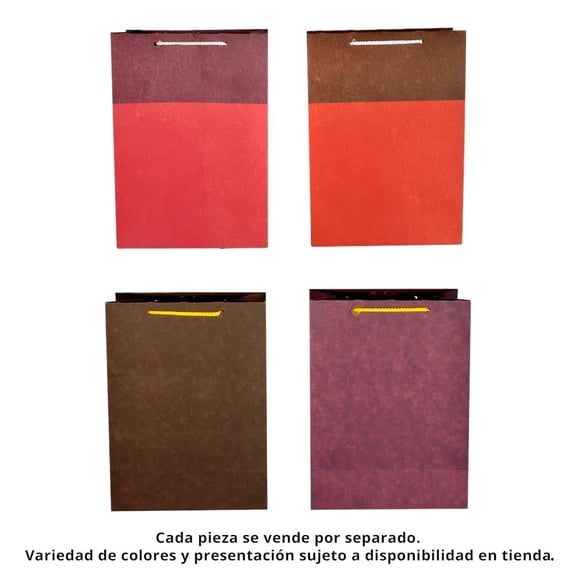 Bolsa de Regalo Dipak Kraft 19x26 cm Varios Colores 1 Pieza 19x26 cm