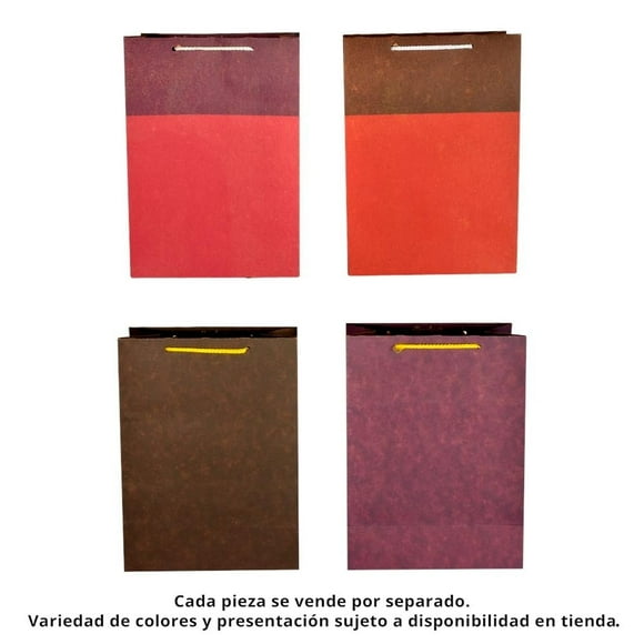 Bolsa de Regalo Dipak Kraft 19x26 cm Varios Colores 1 Pieza 19x26 cm
