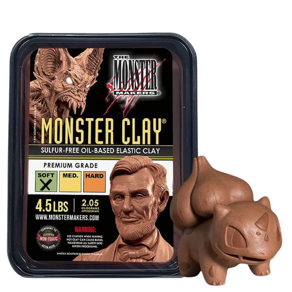Arcilla para Modelar Monster Clay Suave 2,05 kg de The Monster Makers