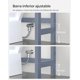 thumbnail image 5 of SONGMICS Mueble para Inodoro, Estante sobre Inodoro, Estantería de 3 Niveles con Estante Ajustable, Gris BTS001G01V1, 5 of 5