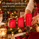 thumbnail image 4 of Set de 3 Velas Rojas Decorativas Centro de Mesa Navideño, 4 of 5