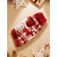 thumbnail image 4 of Suéteres navideños para mascotas para gatos y perros, camisas cálidas de punto acanalado para otoño e invierno, ropa suave para mascotas, trajes para cachorros pequeños, Rojo L, 4 of 4