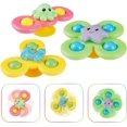thumbnail image 2 of Juego de 3 juguetes giratorios para niños, con ventosas, divertidos spinners para el baño. Regalos para bebés y cumpleaños., 2 of 5