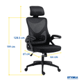 thumbnail image 3 of Silla de oficina ejecutiva para escritorio ergonómica Kova - Giratoria  Gerencial, 3 of 6