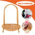 thumbnail image 3 of Luxshiny Cesta Tejida Khaki Para Y Snacks Con Exclusivo Para Hogar Y Eventos, 3 of 6