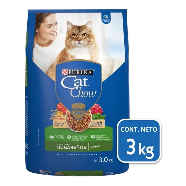 Alimento para Gato Purina Cat Chow Adulto Hogareño Sabor Carne 3 kg