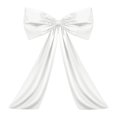thumbnail image 1 of Lazo Grande Decorativo para Pared Adorno Colgante en Forma de Cinta Gigante Lazo de Poliéster para Fiestas Cinta Decorativa de Tela Resistente y Elegante Adecuado para Celebraciones blanco, 1 of 8