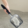 thumbnail image 3 of Apmemiss Clearance Cat Litter Scoop, Sturdy Litter Cleaner Corner Shovel, Stainless Steel Mesh Litter Shovel, Easy to Clean Reptile Terrarium Sand Waste, Beach Shovel, 3 of 5
