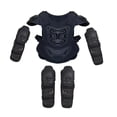 thumbnail image 1 of Traje de armadura de motocicleta para niños, 5 piezas, cinturón ajustable, protección corporal completa. S, 1 of 9