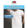 thumbnail image 2 of Camiseta Fruit of the Loom Stay Tucked Crew para hombre, blanca, talla L, 2 of 4