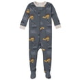 thumbnail image 4 of Pijamas con pies para bebé niño Gerber, paquete de 4, osos y camiones, 12 meses, 4 of 8