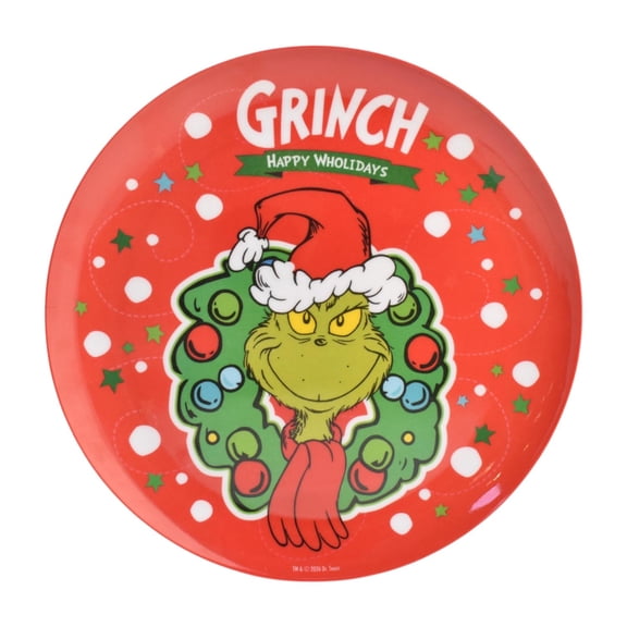 Plato Prichos del Grinch de Melamina Mediano