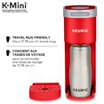thumbnail image 3 of Cafetera Keurig K-Mini de Una Sola Taza con Cápsulas K-Cup, Rojo Amapola, 3 of 6
