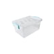 thumbnail image 3 of Contenedor de Plástico Transparente con Tapa y Asa con Cierre Clip, Recipiente Organizador Versátil Multiusos Transparente para Fácil Identificación, Capacidad 600 ml, 3 of 3