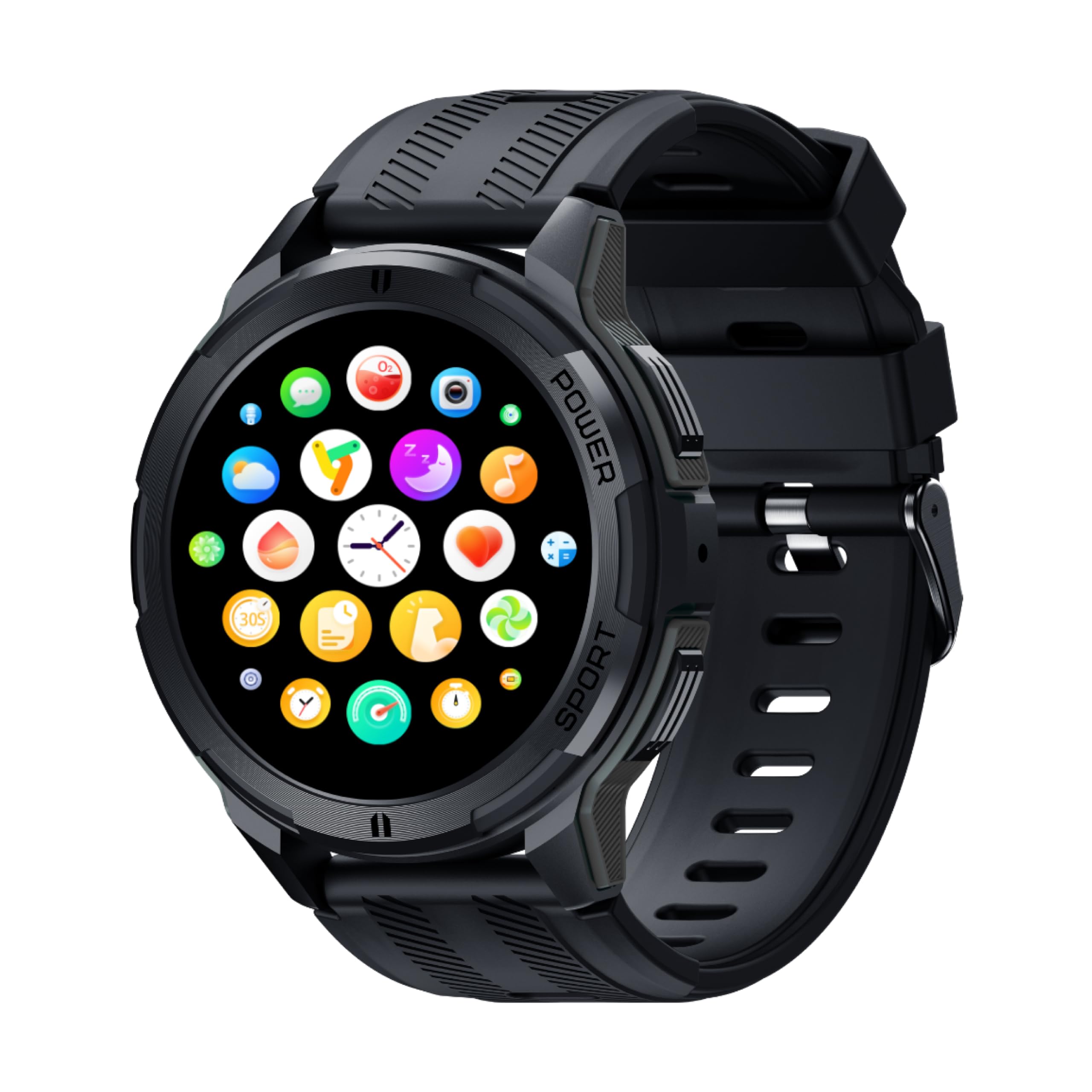 Smartwatch Hard Hat Watches Foreman Resistente al Agua para Fitness
